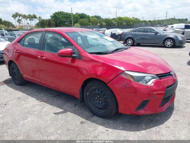  Salvage Toyota Corolla