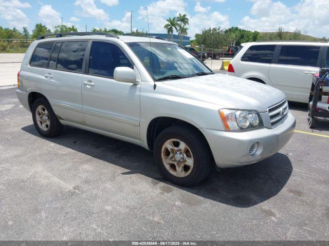  Salvage Toyota Highlander