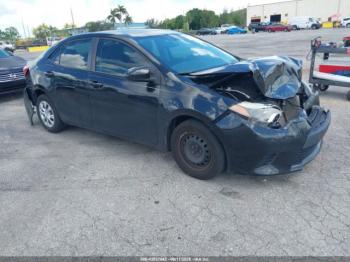  Salvage Toyota Corolla