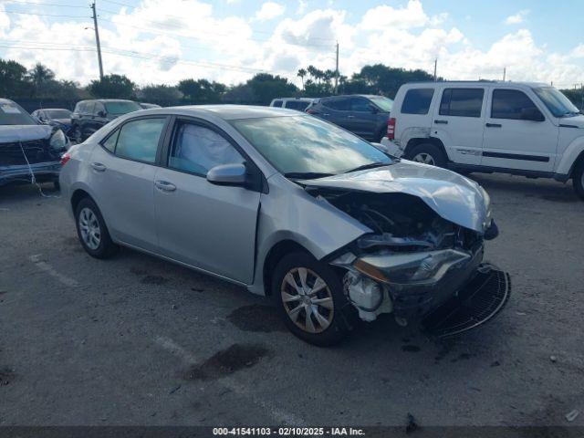  Salvage Toyota Corolla