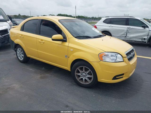  Salvage Chevrolet Aveo