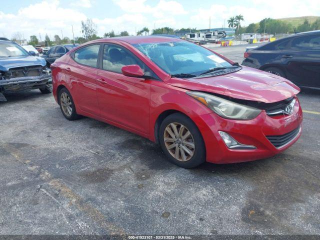  Salvage Hyundai ELANTRA