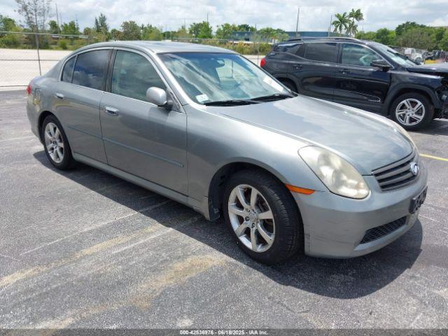  Salvage INFINITI G35