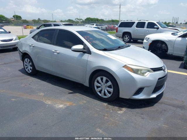  Salvage Toyota Corolla