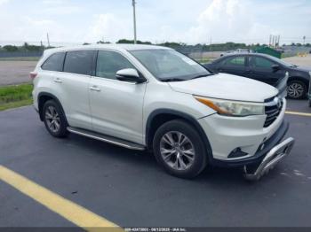 Salvage Toyota Highlander