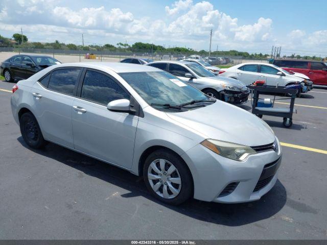  Salvage Toyota Corolla