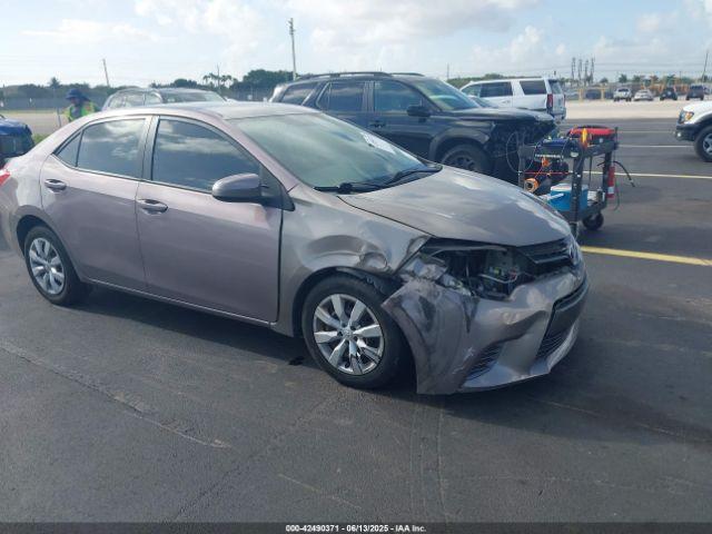  Salvage Toyota Corolla