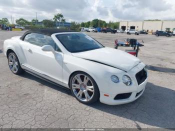  Salvage Bentley Continental Gt