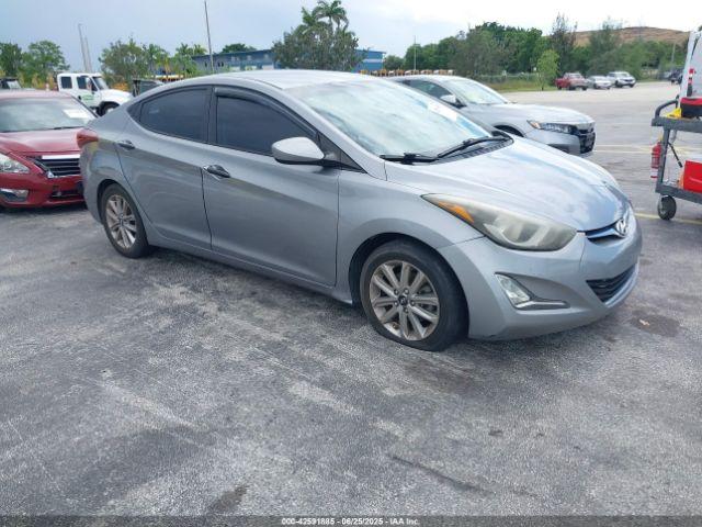  Salvage Hyundai ELANTRA