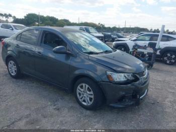  Salvage Chevrolet Sonic