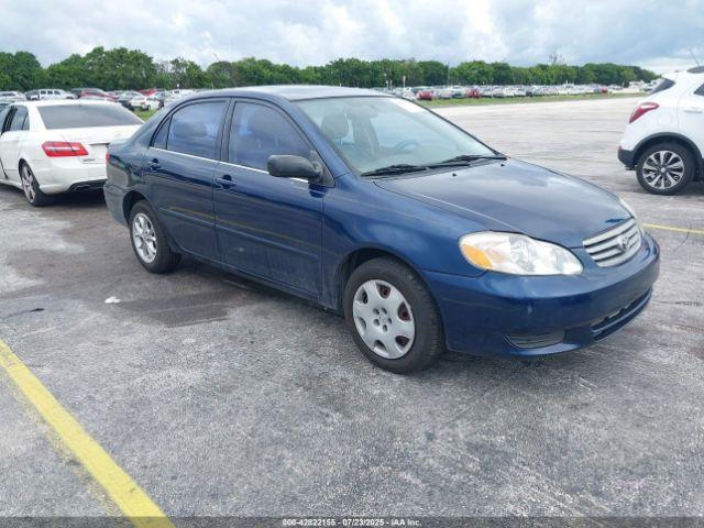  Salvage Toyota Corolla