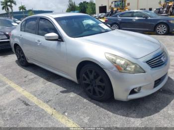  Salvage INFINITI G37x