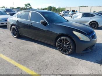  Salvage INFINITI G37x
