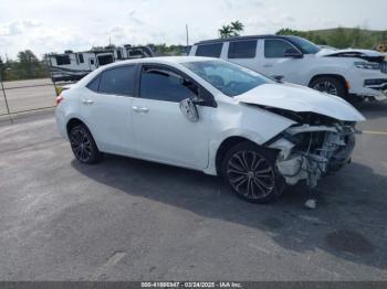  Salvage Toyota Corolla