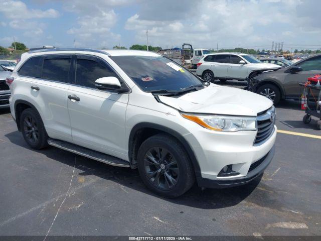  Salvage Toyota Highlander