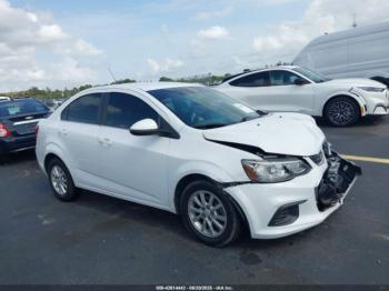  Salvage Chevrolet Sonic