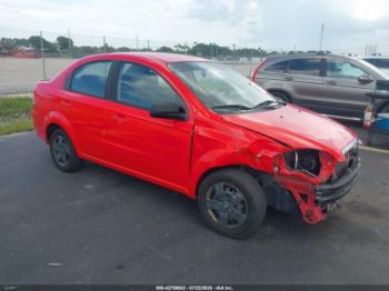  Salvage Chevrolet Aveo
