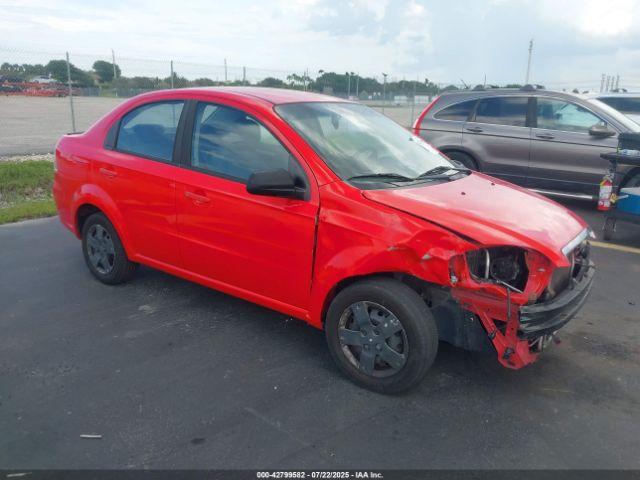  Salvage Chevrolet Aveo