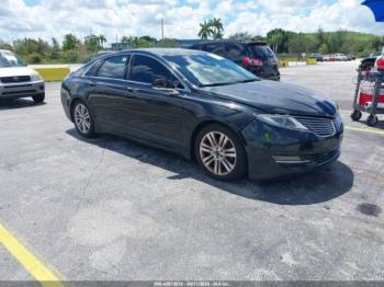  Salvage Lincoln MKZ