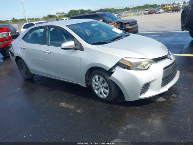  Salvage Toyota Corolla