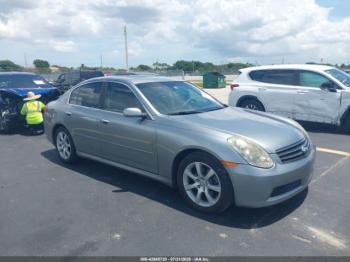  Salvage INFINITI G35
