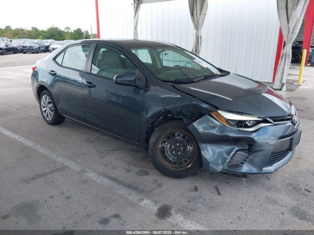  Salvage Toyota Corolla