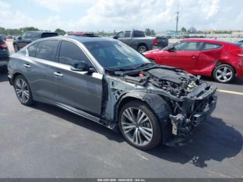  Salvage INFINITI Q50