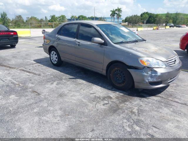  Salvage Toyota Corolla