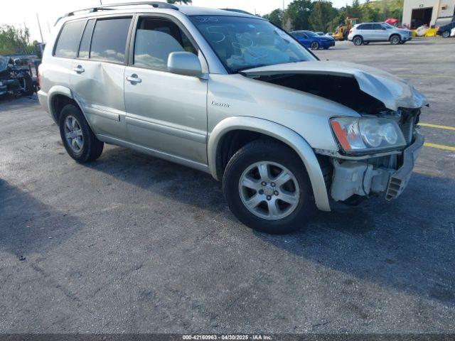  Salvage Toyota Highlander