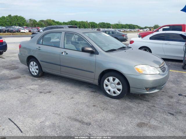  Salvage Toyota Corolla