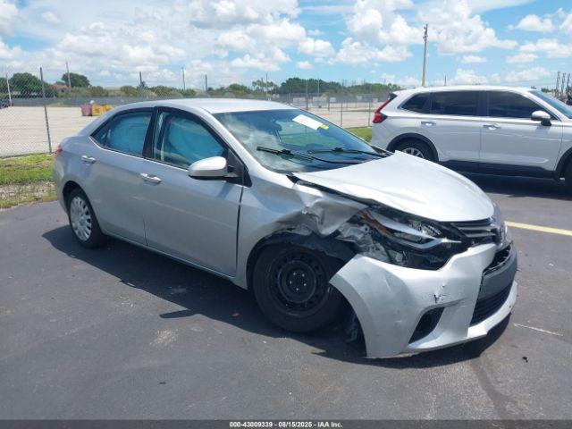  Salvage Toyota Corolla