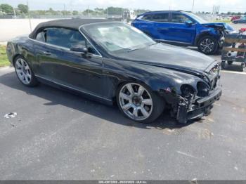  Salvage Bentley Continental Gtc