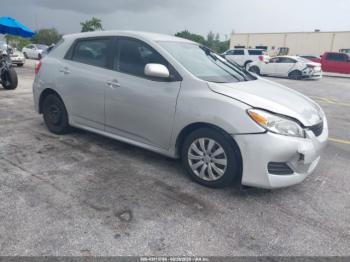  Salvage Toyota Matrix