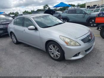  Salvage INFINITI G37x