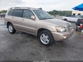  Salvage Toyota Highlander