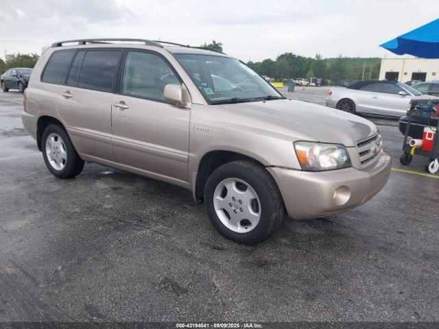  Salvage Toyota Highlander