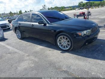  Salvage BMW 7 Series