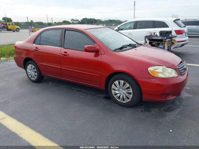  Salvage Toyota Corolla