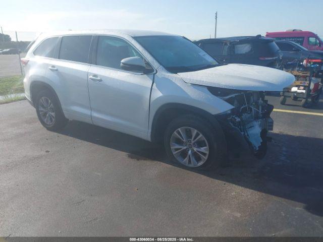  Salvage Toyota Highlander