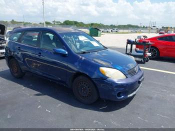  Salvage Toyota Matrix