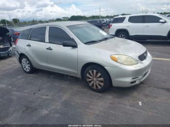  Salvage Toyota Matrix