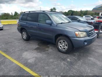  Salvage Toyota Highlander