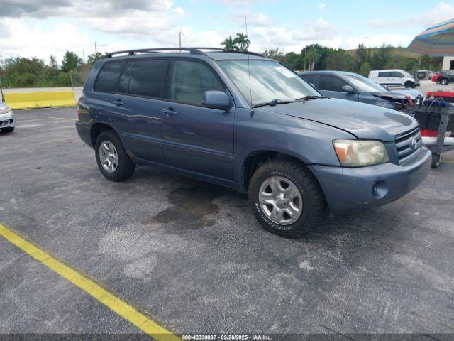 Salvage Toyota Highlander