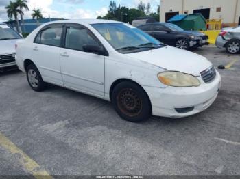  Salvage Toyota Corolla