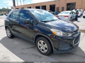  Salvage Chevrolet Trax