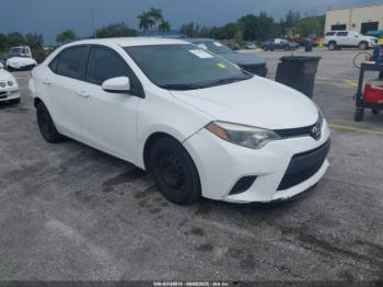  Salvage Toyota Corolla
