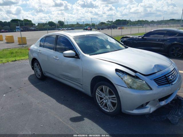  Salvage INFINITI G25x