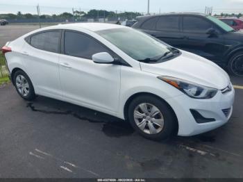  Salvage Hyundai ELANTRA