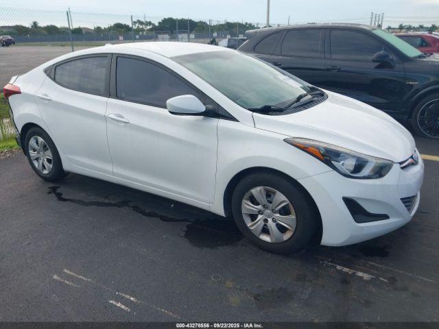  Salvage Hyundai ELANTRA