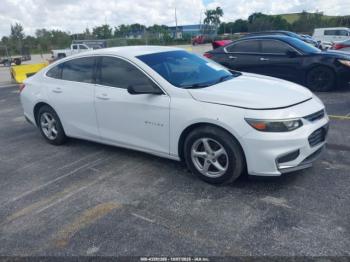  Salvage Chevrolet Malibu
